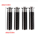 4pcs/set Vespa Logo Carbon Fiber Car Door Bolt Lock Pins Gate Lock Screws