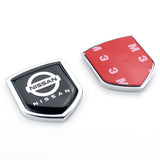 2PCS Nissan Nismo Metal Car Rear Sticker Shield Trunk Emblem Badge Decal