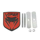 Dodge Viper Logo Metal Car Front Grille Emblem Badge Rear Sticker Decal