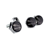 4pcs/set Jaguar Logo Stainless Steel Car License Plate Bolts