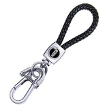 Lincoln Braided Rope Car Keychain Keyring Pendant