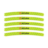 20pcs/set Acura Car Wheel Rim Warning Reflective Emblem Stickers