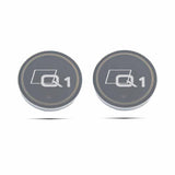 2pcs Audi A1 A2 A3 A4 Q1 Q2 Q3 Q4 S4 S5 S6 S7 Logo Car Water Coasters 7-color LED Light Cup Mat Holder