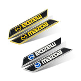2pcs Mazda Logo Car Fender Side Sticker Decal Emblem Badge