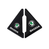 2PCS Skoda Car Door Corner Edge Cover Anti-Scratch Protective Sticker