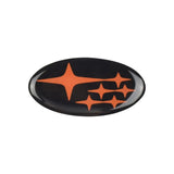 58x28mm Subaru Epoxy Car Steering Wheel Sticker Decal Emblem Badge