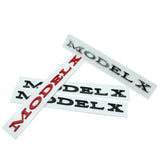 Tesla ModelX Letter ABS Car Rear Sticker Decal Emblem Badge