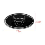 Dacia Elliptical Metal Car Window Sticker Emblem Badge Decal