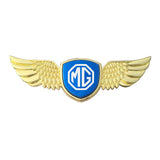 MG Logo Metal Wings Car Front Hood Bonnet Center Sticker Emblem