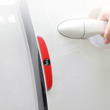 4pcs/set Audi Car Door Mirror Side Anti Collision Sticker Bumper Strips