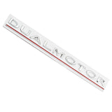 Tesla DUAL MOTOR Logo Metal Car Rear Sticker Emblem Badge Decal