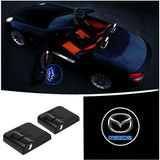 2pcs Mazda Wireless Car Welcome Door Laser Projection LED Light