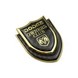 Dodge Shield Carbon Fiber Car Rear Sticker Window Emblem Badge Decal