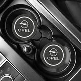2pcs/set Opel PVC Car Water Coaster Cup Mat