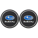 2PCS Subaru Diamond Car Water Coaster Cup Mat