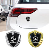 VW Car Logo Shield Metal Auto Window Sticker Emblem Badge Decal