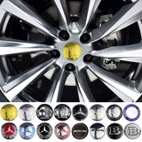 4pcs/set 56/75mm Mercedes Benz AMG Brabus Apple Tree Car Wheel Center Hub Cap Sticker Decal