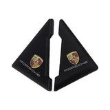 2PCS Porsche Car Door Corner Edge Cover Anti-Scratch Protective Sticker