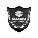Suzuki Metal Carbon Fiber Car Rear Sticker Shield Trunk Emblem Badge Decal