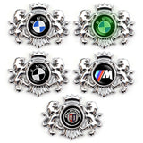 BMW M Power Alpina Double Lion Metal Car Rear Sticker Auto Window Emblem Badge Decal