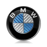 1PC 45mm BMW Logo X1 X3 X5 X6 1 3 5 7 Series Car Steering Wheel Center Sticker Auto Emblem Badge Decal