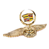 Cadillac Angle Wings Metal Car Front Hood Bonnet Sticker Emblem Badge