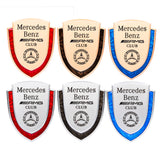 Mercedes Benz Metal Shield Car Rear Sticker Auto Window Emblem Badge Decal
