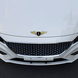 Lincoln Angle Wings Metal Car Front Hood Bonnet Sticker Emblem Badge