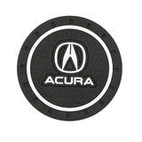 2pcs/set Acura PVC Car Water Coaster Cup Mat