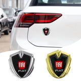 Fiat Car Logo Shield Metal Auto Window Sticker Emblem Badge Decal