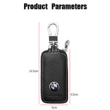 BMW Cowhide Car Key Case Key Cover Organizer