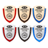 KIA Metal Shield Car Rear Sticker Auto Window Emblem Badge Decal