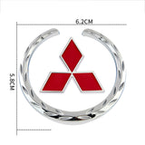 Mitsubishi Metal Car Rear Sticker Auto Window Emblem Badge Decal
