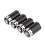 4pcs/set Buick Logo Carbon Fiber Car Air Valve Stem Cap Auto Tyre Valve Covers