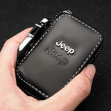 Jeep PU Leather Car Key Bag Key Case