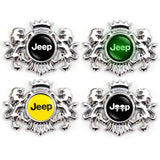 Jeep Double Lion Metal Car Rear Sticker Auto Window Emblem Badge Decal