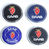 68MM SAAB SCANIA Logo ABS Car Front Bonnet Emblem Badge Rear Sticker Decal