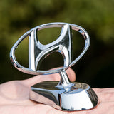 Hyundai Angle Wings Metal Car Front Hood Bonnet Sticker Emblem Badge