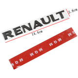Renault Letter Logo Metal Car Trunk Sticker Emblem Badge Decal