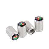 4pcs/set Alfa Romeo Logo Matte Car Air Valve Stem Caps Auto Tyre Valve Covers