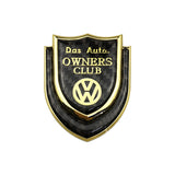 Volkswagen Shield Carbon Fiber Car Rear Sticker Window Emblem Badge Decal