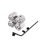 4pcs/set Infiniti Anti-Theft Car Air Valve Stem Cap Auto Tyre Valve Covers