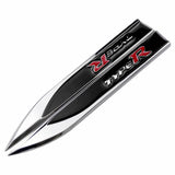 2pcs Honda Mugen Typer Accord Logo Metal Car Side Fender Sticker Emblem Badge Decal Decoration