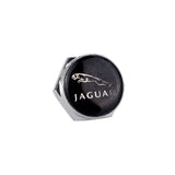 4pcs/set Jaguar Logo Stainless Steel Car License Plate Bolts