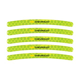 20pcs/set Chevrolet Car Wheel Rim Warning Reflective Emblem Stickers