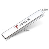 2pcs Tesla Logo Car Fender Side Emblem Badge Sticker