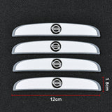 4pcs/set Nissan Car Door Mirror Side Anti Collision Sticker Bumper Strips