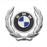 BMW Wheat Metal Car Window Sticker Emblem Badge Decal