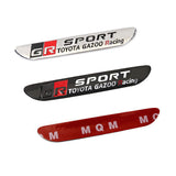 1PC Toyota GR Sport Logo Metal Car Sticker Badge Decal