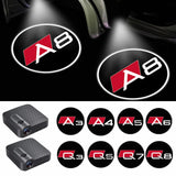 2pcs Audi A4 A5 A3 A8 Q7 Q5 Wireless Car Welcome Door Laser Projection LED Light